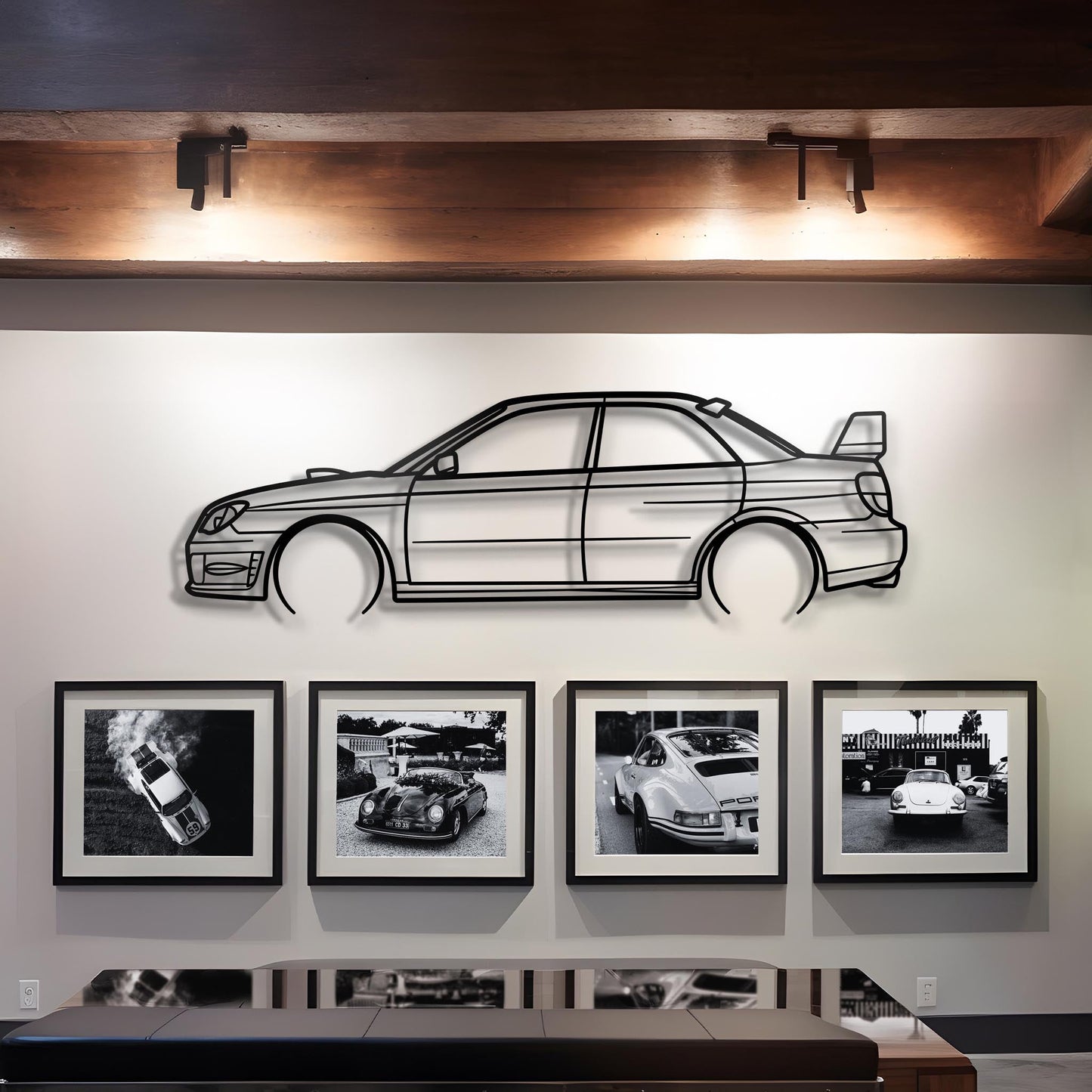 2006 Impreza WRX STI Metal Silhouette