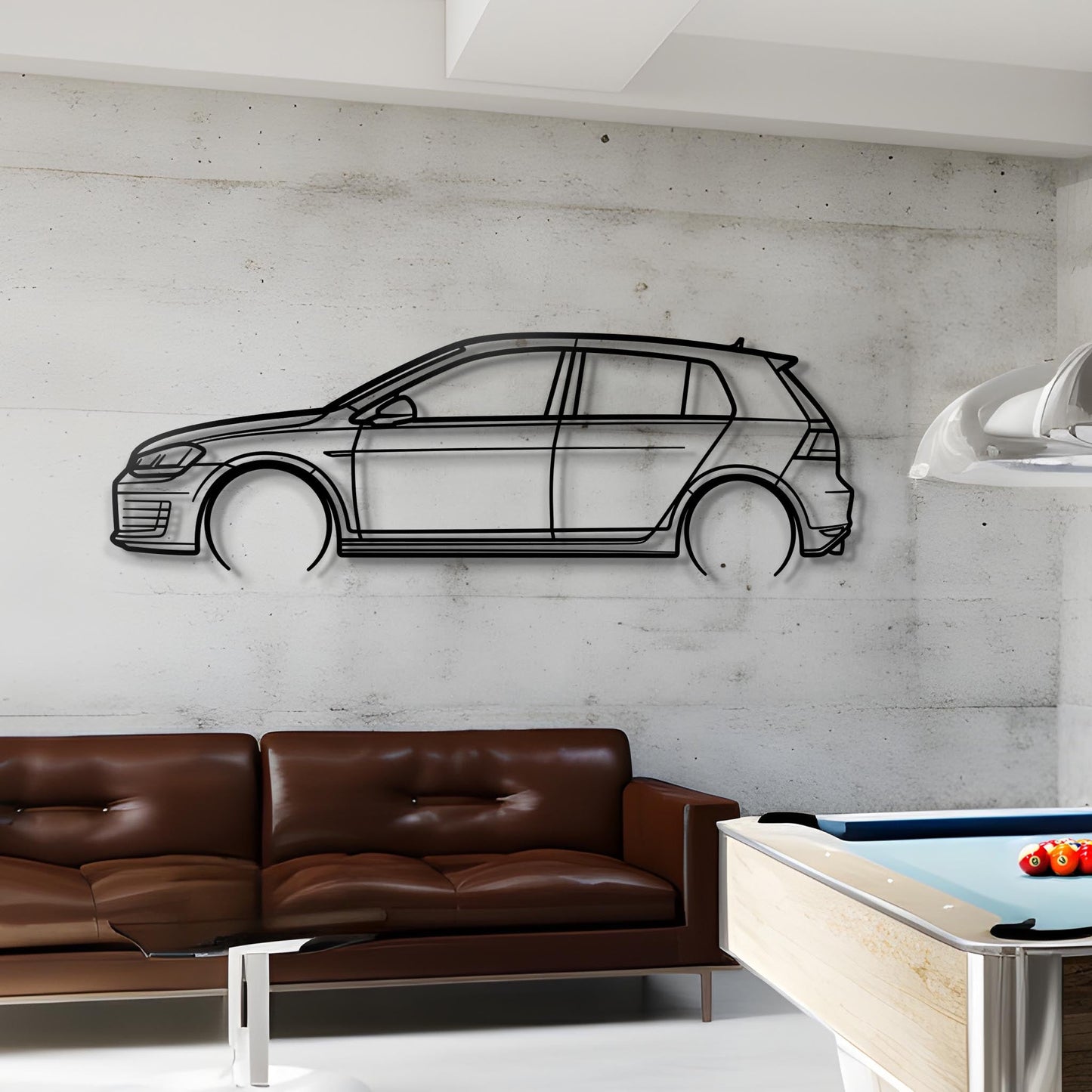 2015 Golf Metal Silhouette