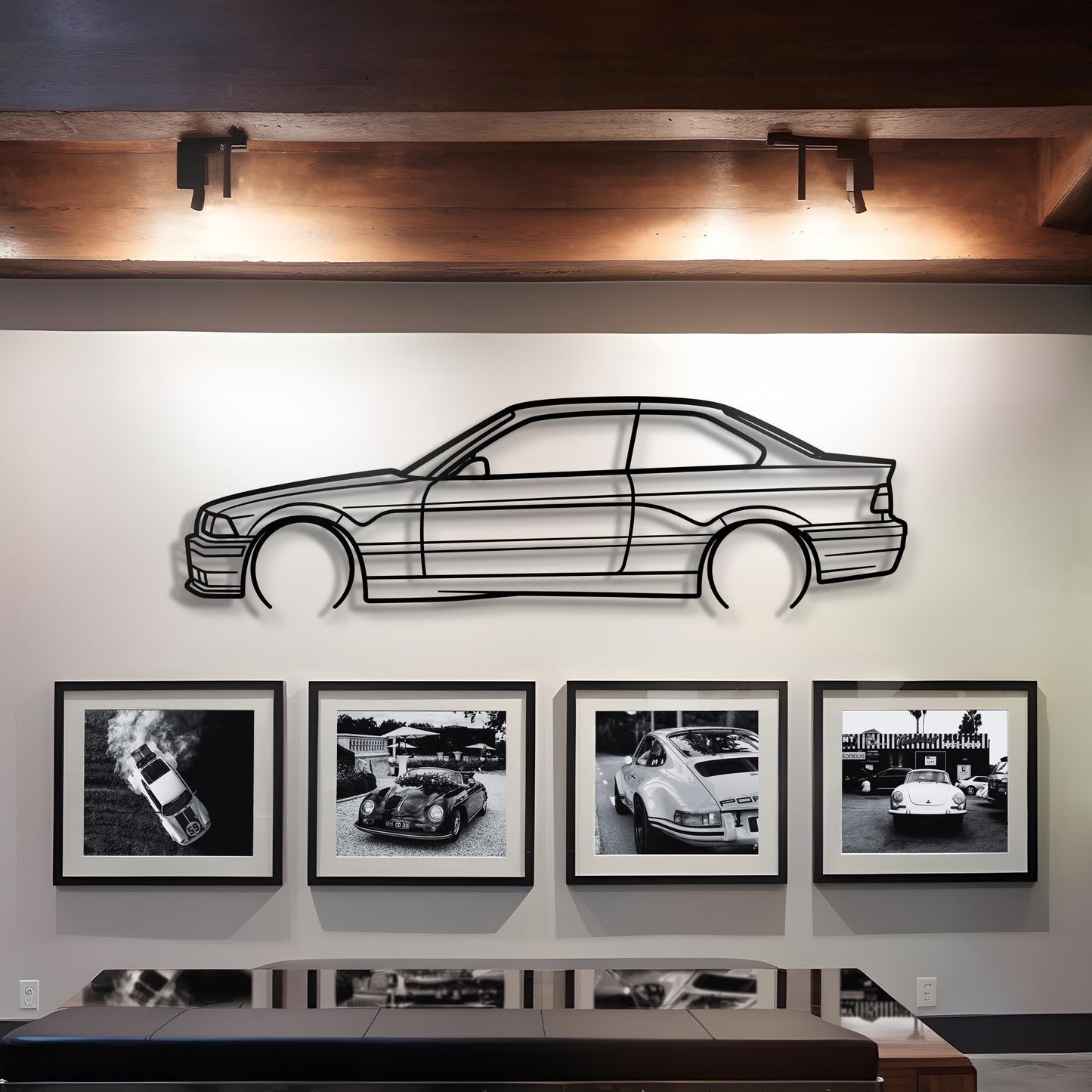 1998 E36 Metal Silhouette