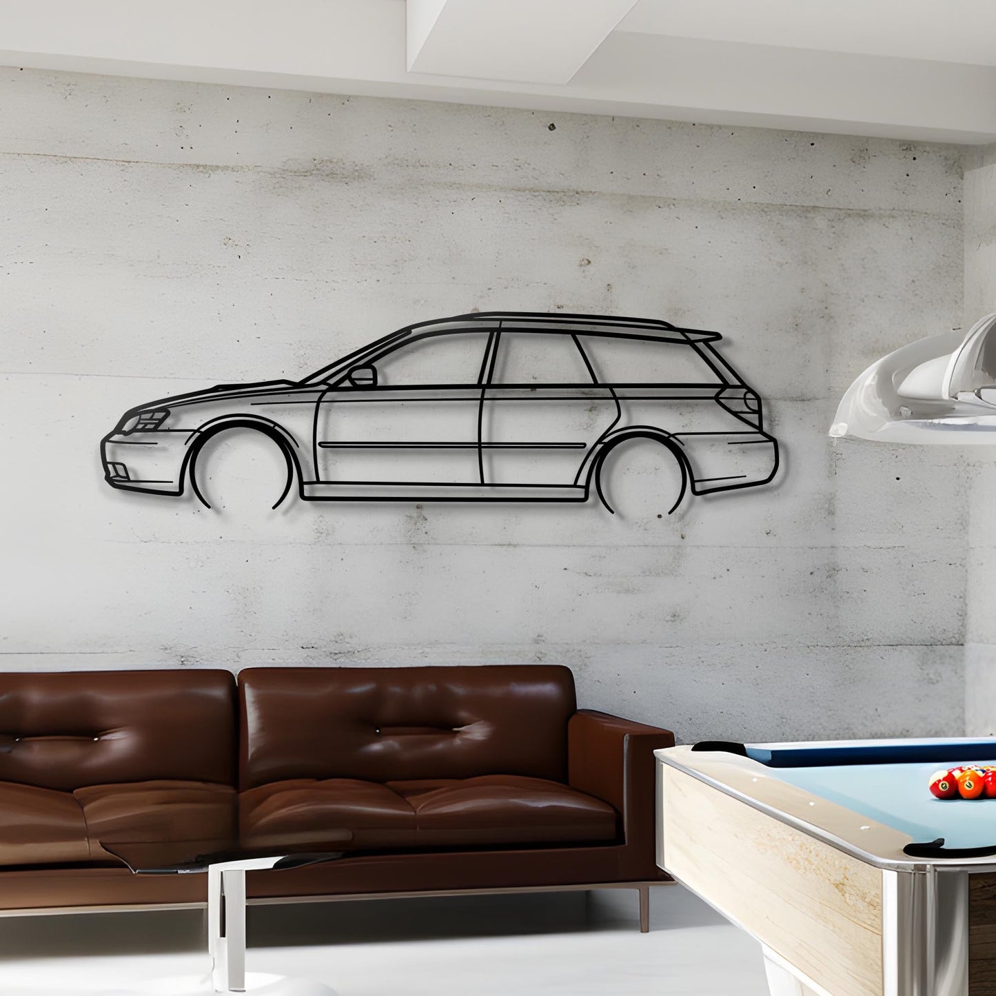 2006 Legacy GT Wagon Metal Silhouette