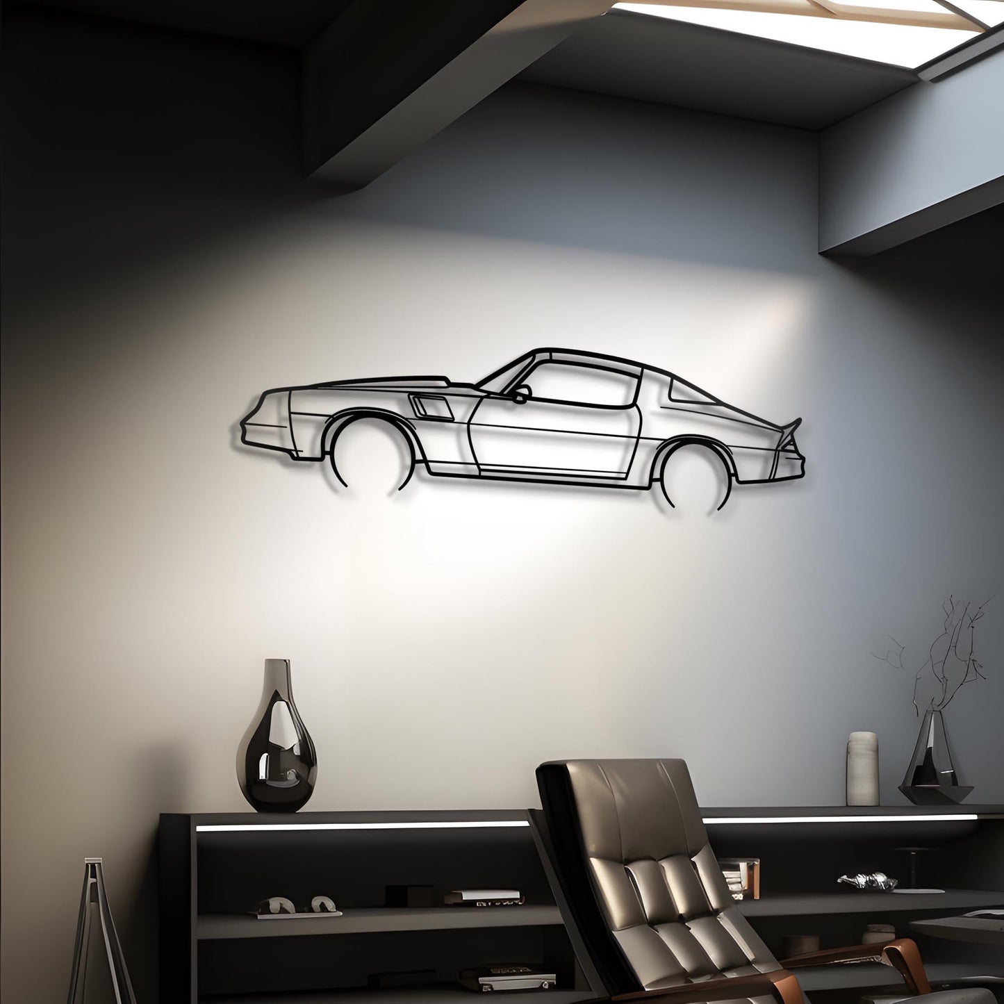 1980 Camaro Metal Silhouette