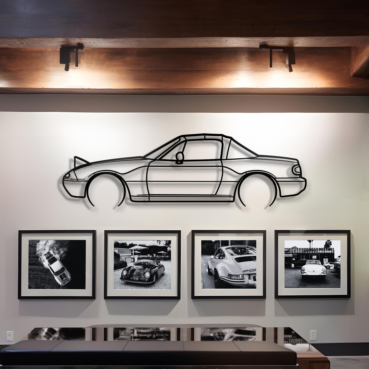 1991 Miata Metal Silhouette