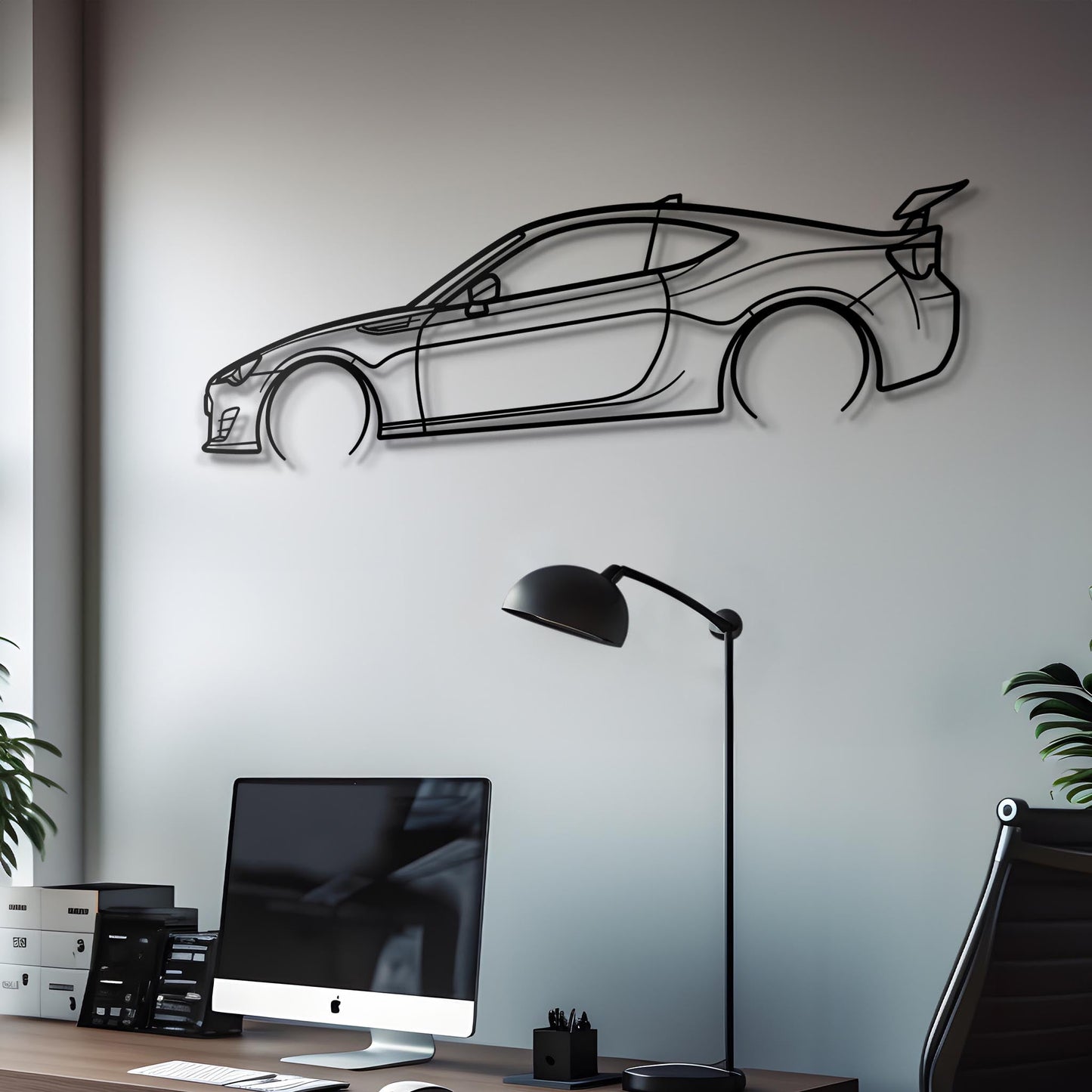 2019 BRZ Metal Silhouette