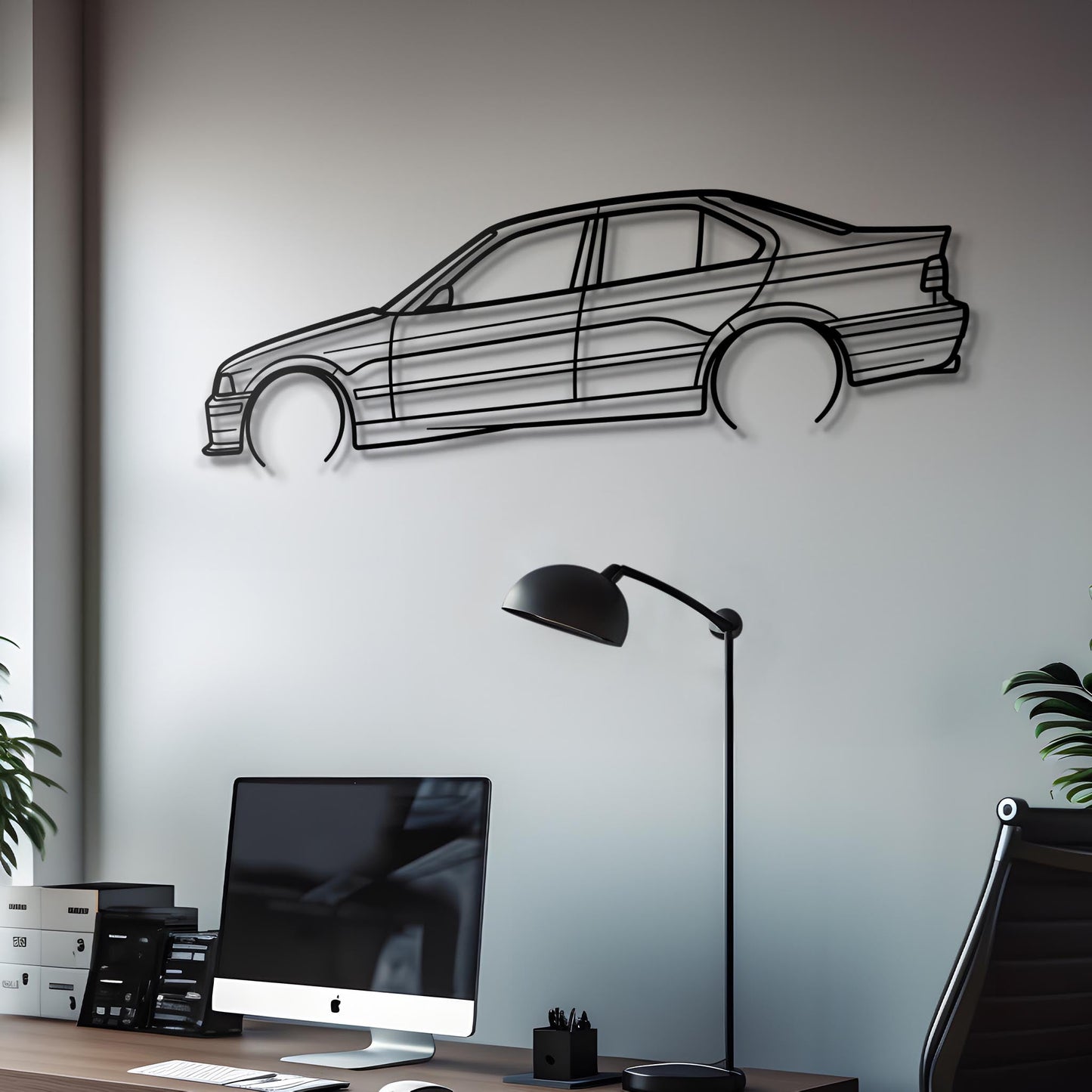 1996 E36 Metal Silhouette