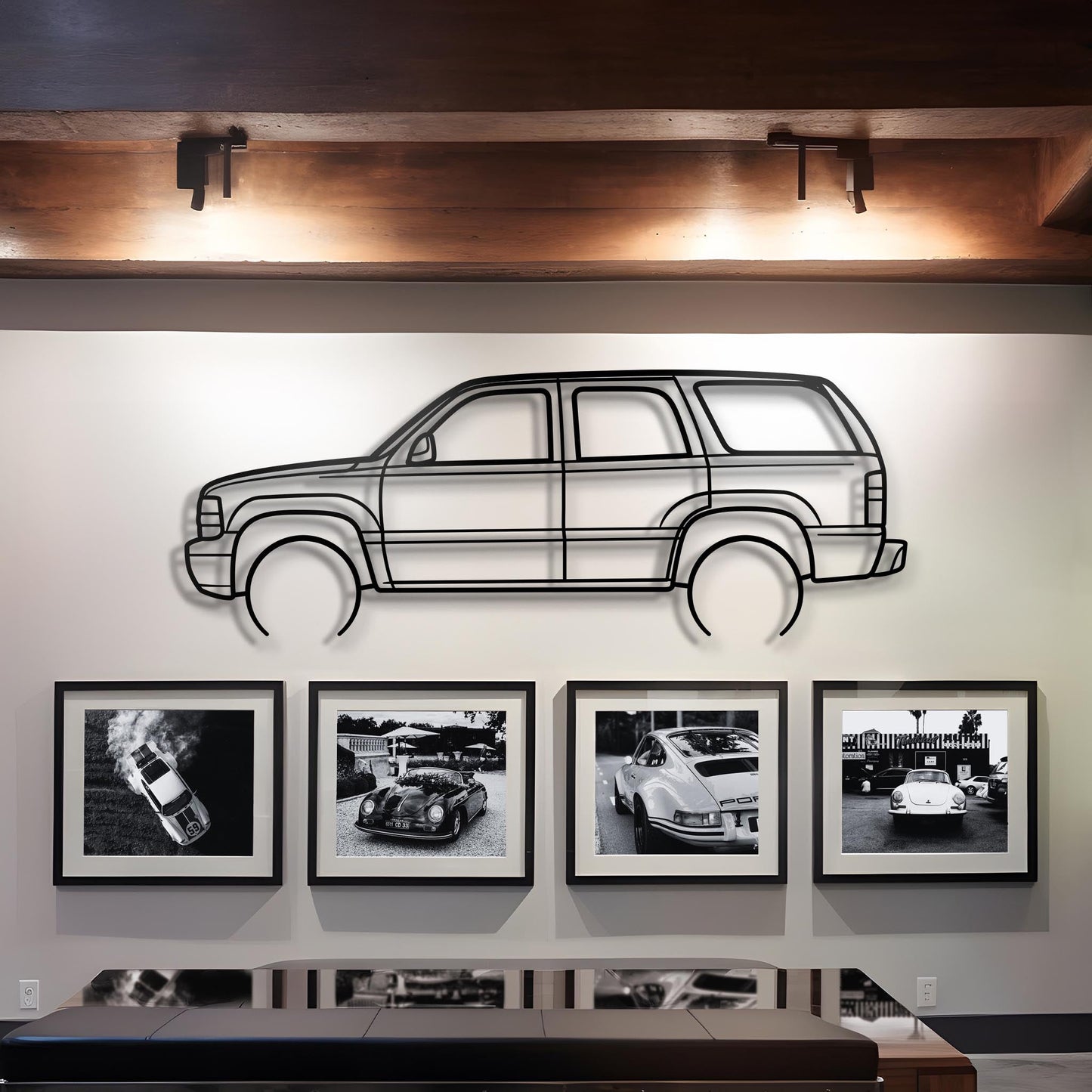 2004 Tahoe Metal Silhouette