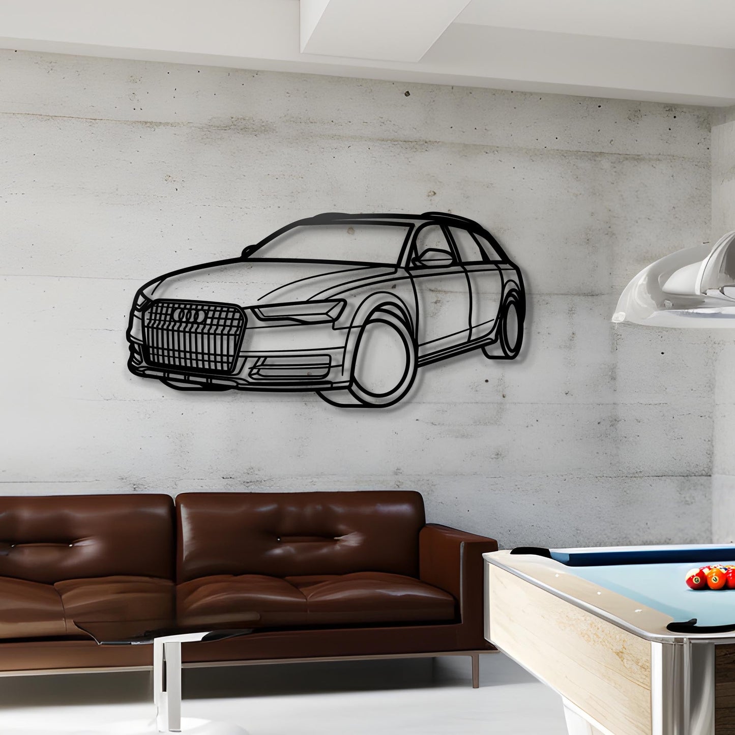 2016 Allroad Quattro Diagonal Metal Silhouette