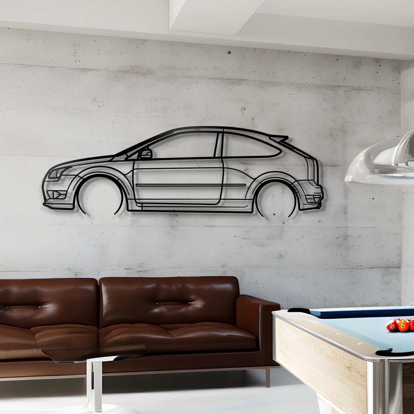 2006 Focus ST Metal Silhouette