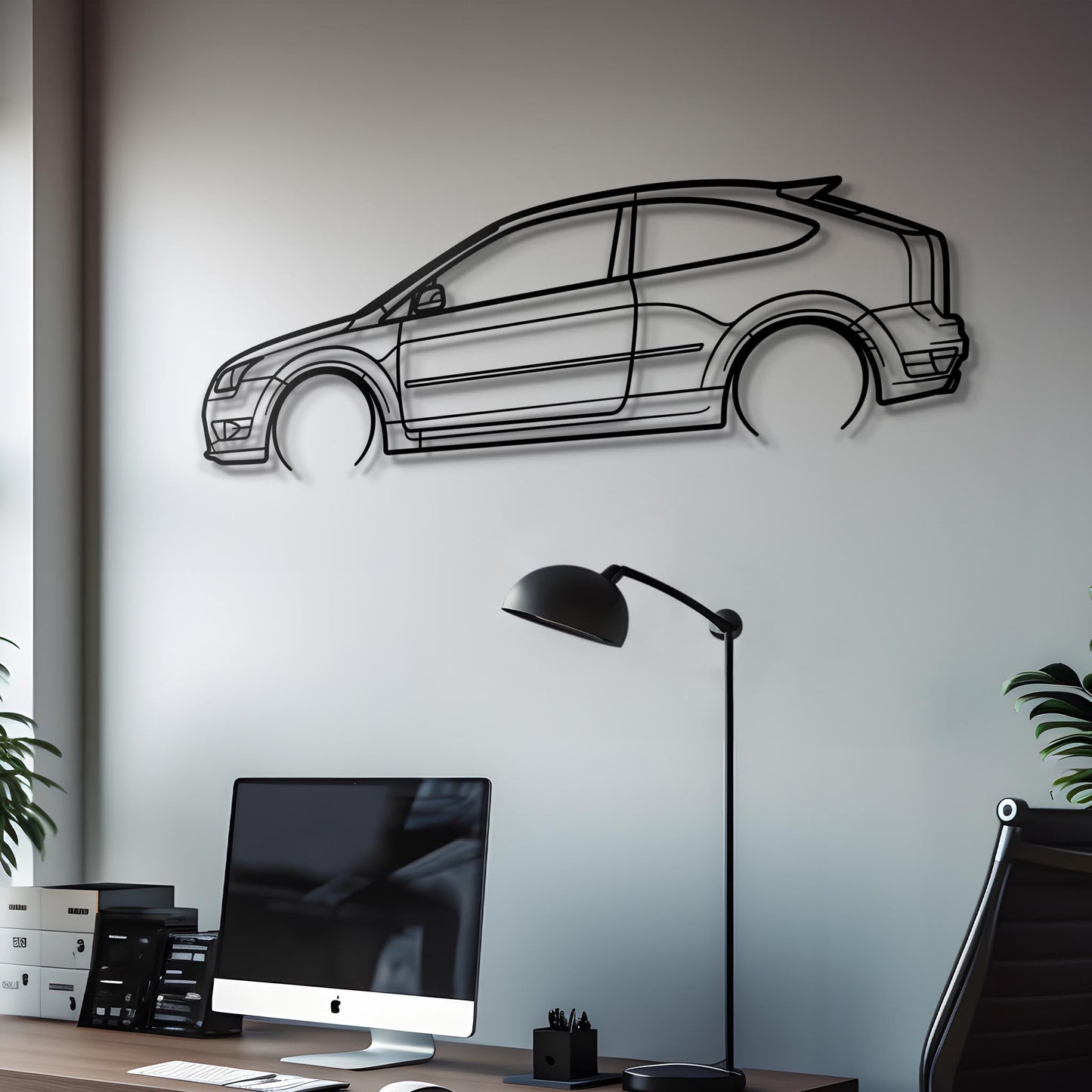 2006 Focus ST Metal Silhouette
