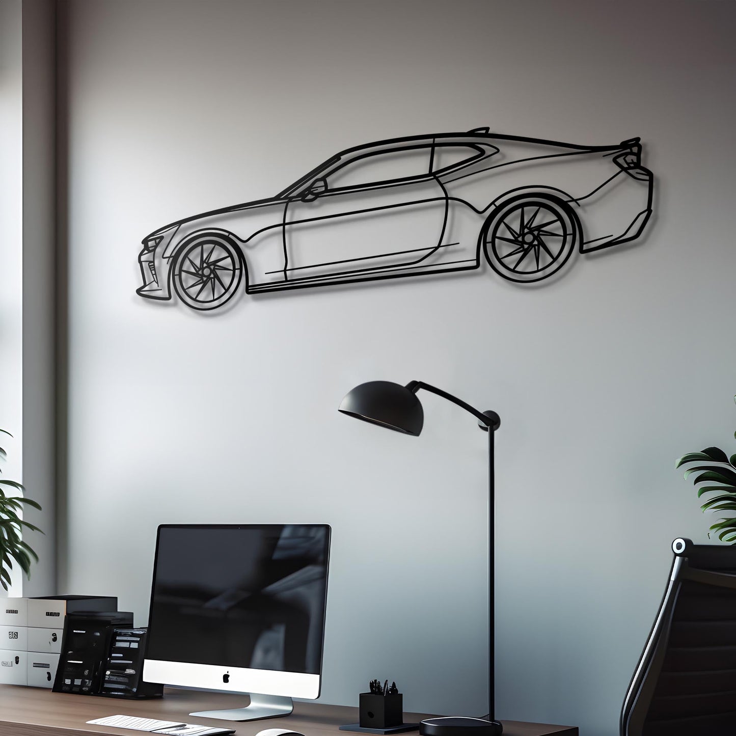2018 Camaro Metal Silhouette