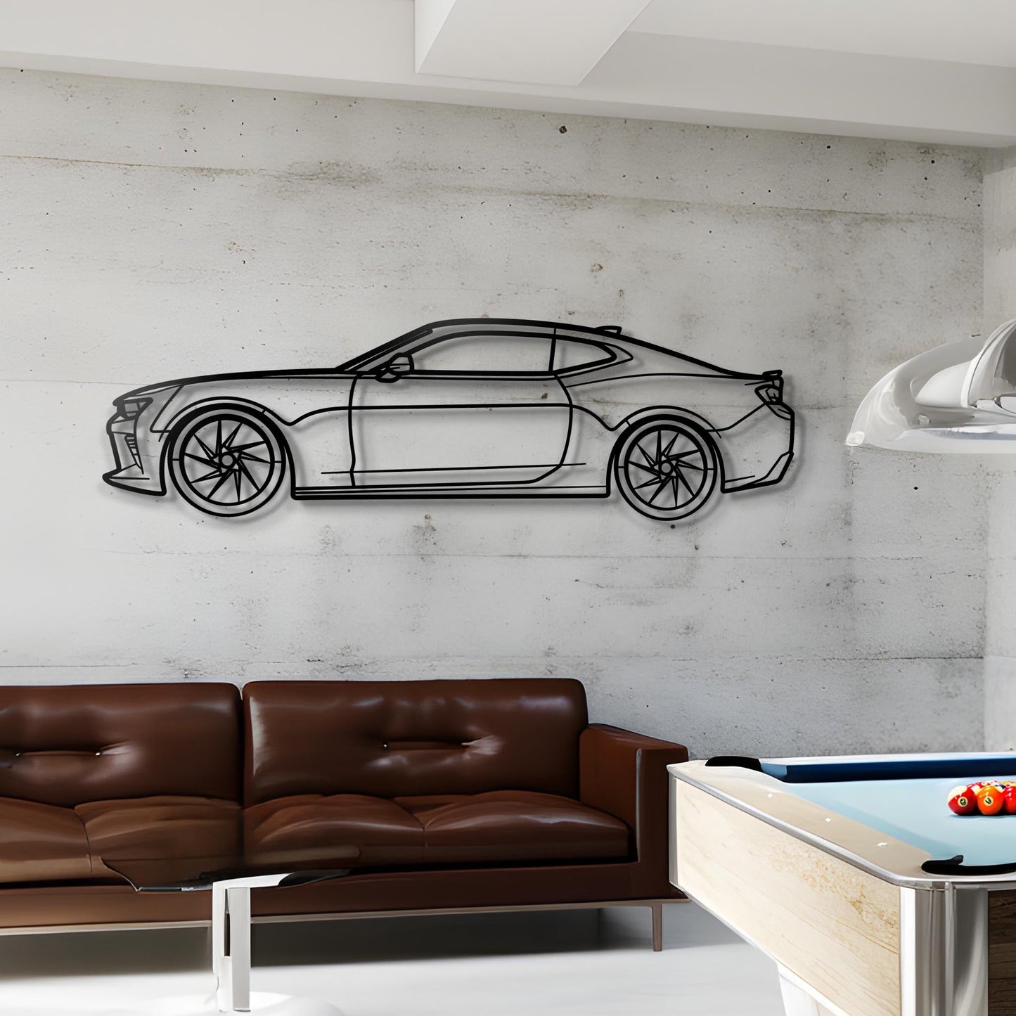 2018 Camaro Metal Silhouette