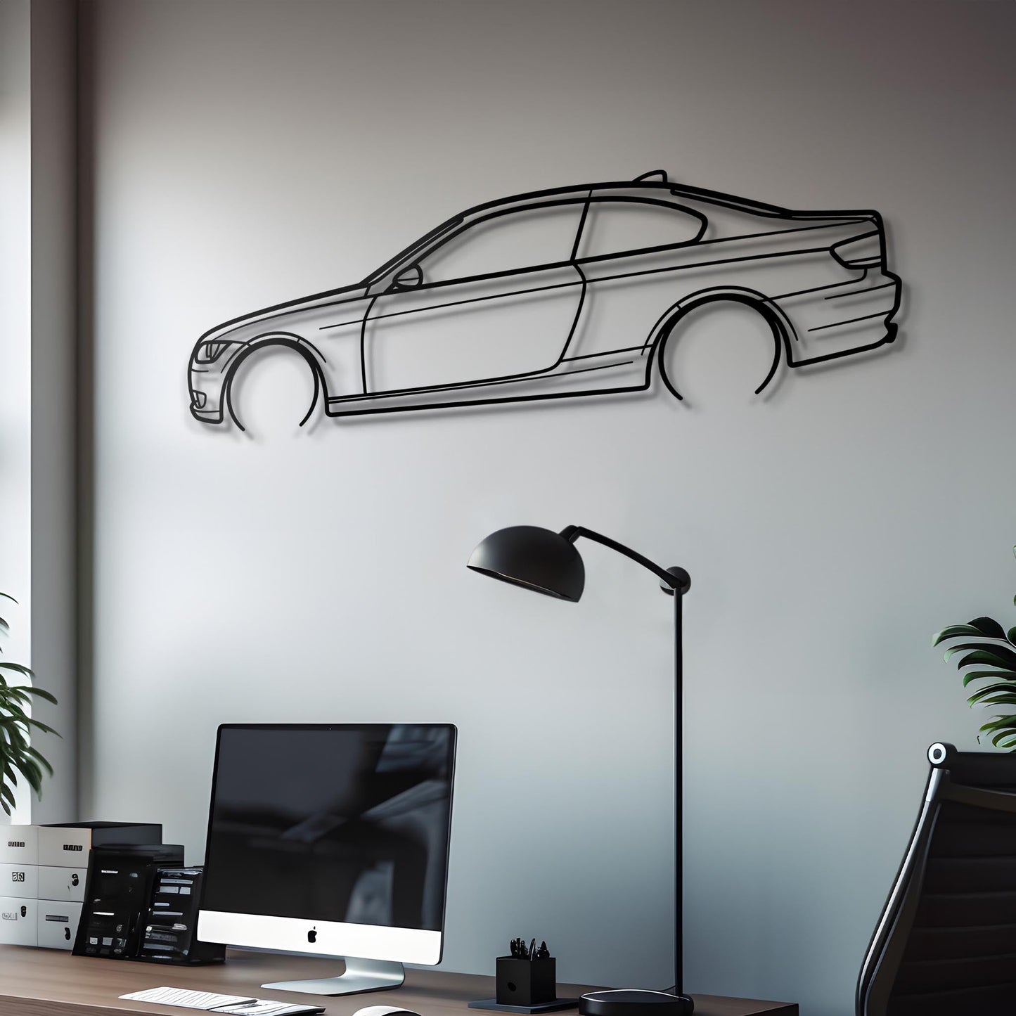 2010 E92 335i Metal Silhouette