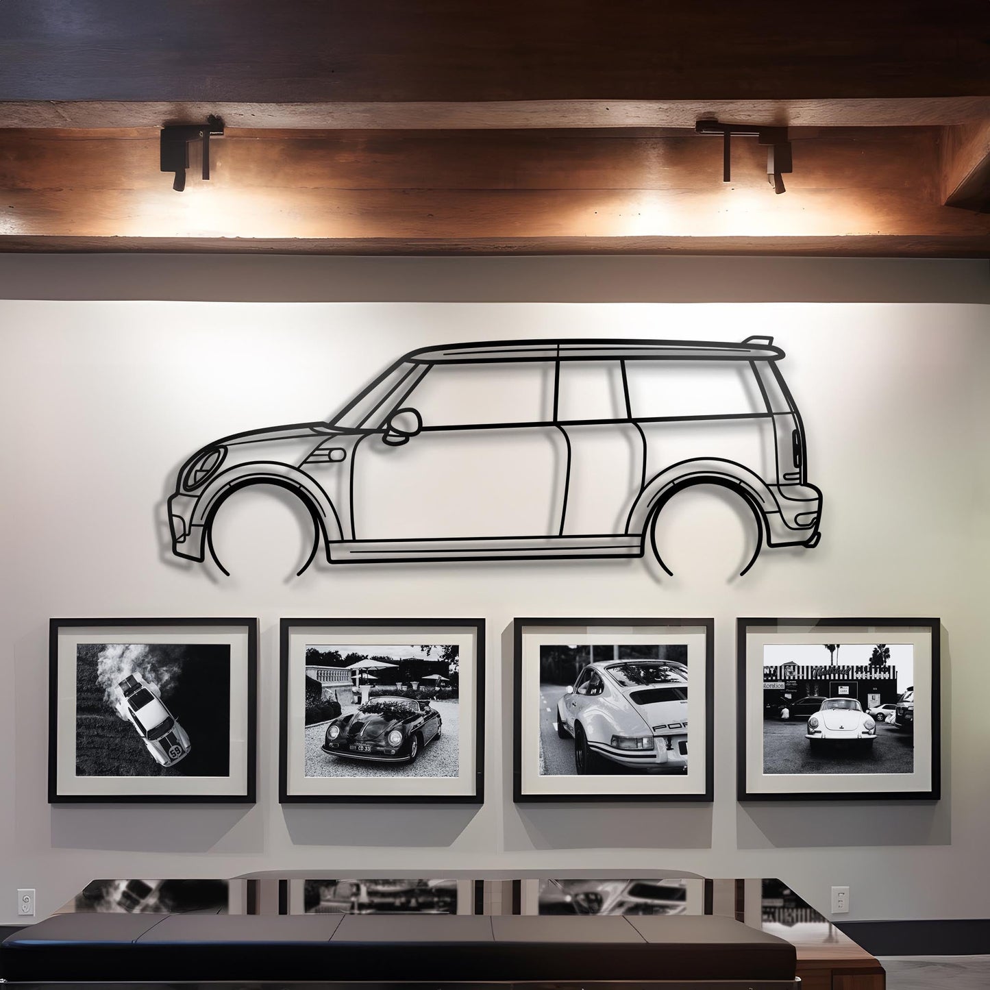 2008 Clubman Metal Silhouette