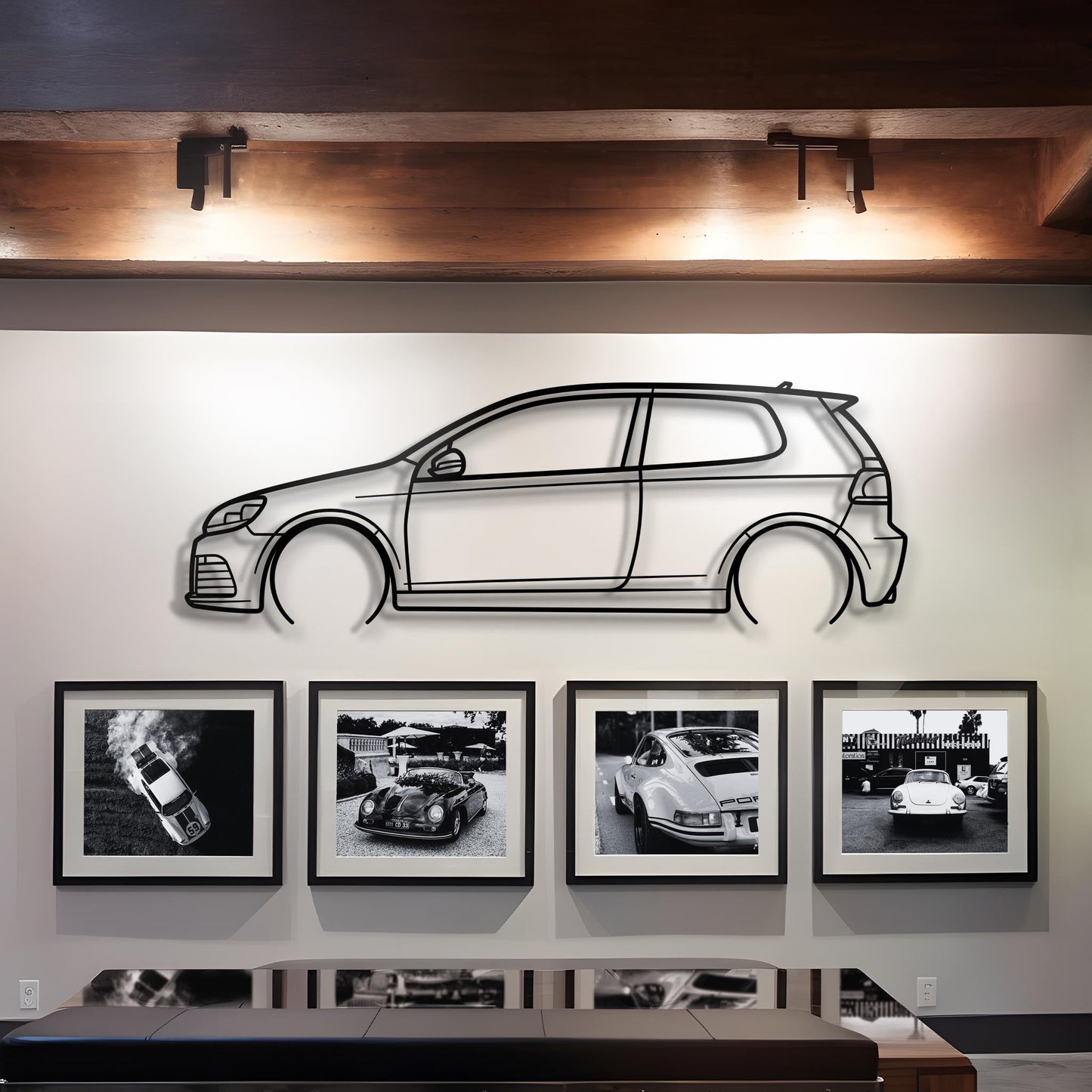 2012 Golf GTI Metal Silhouette
