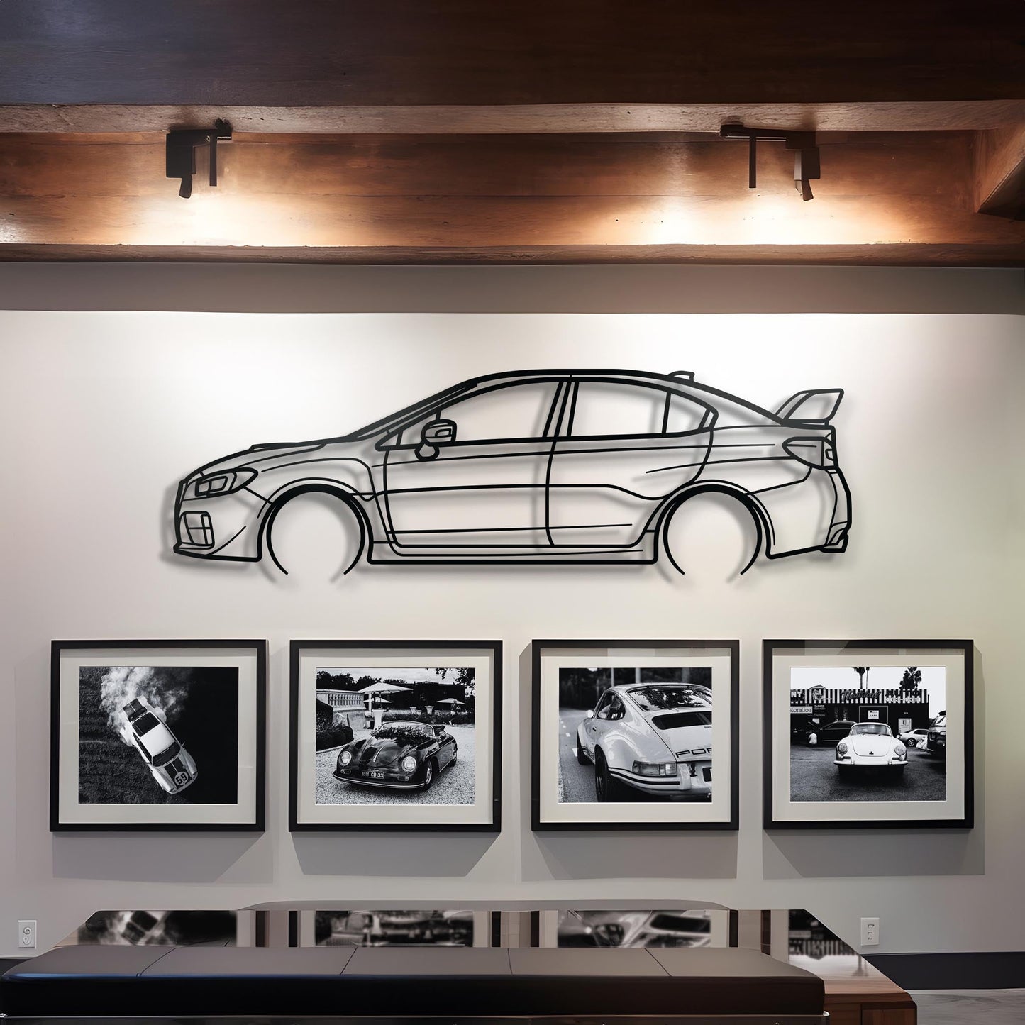 2017 WRX STI Metal Silhouette