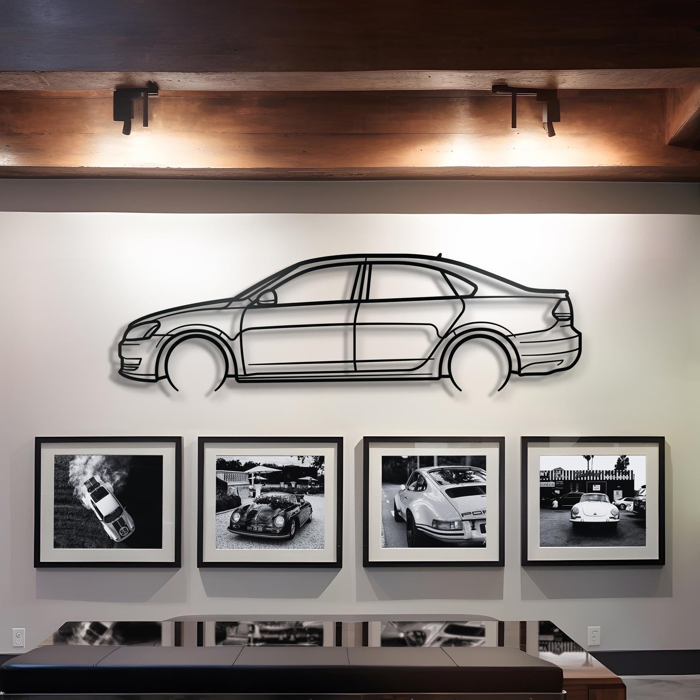 2012 Passat Metal Silhouette