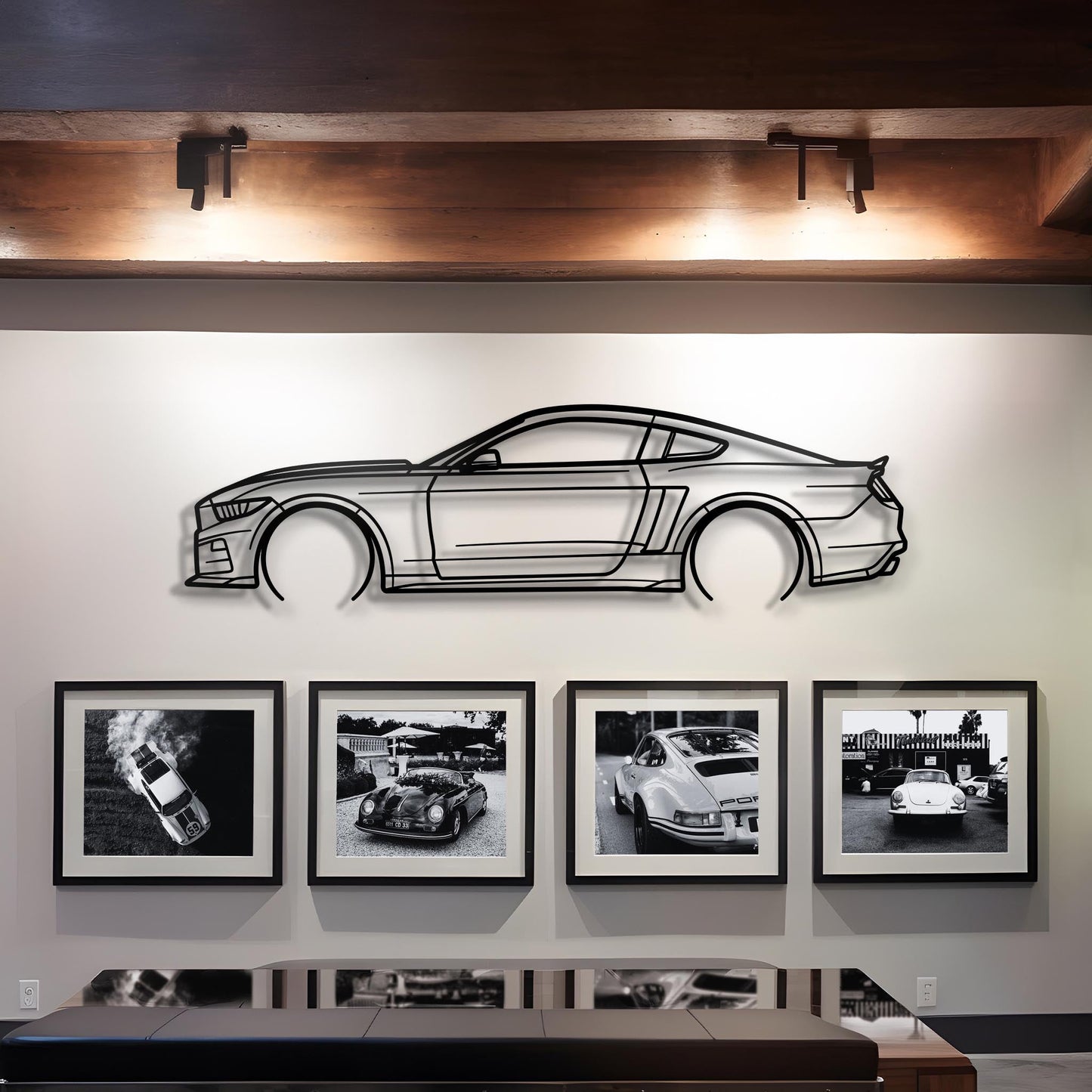 2015 Mustang Ecoboost Metal Silhouette
