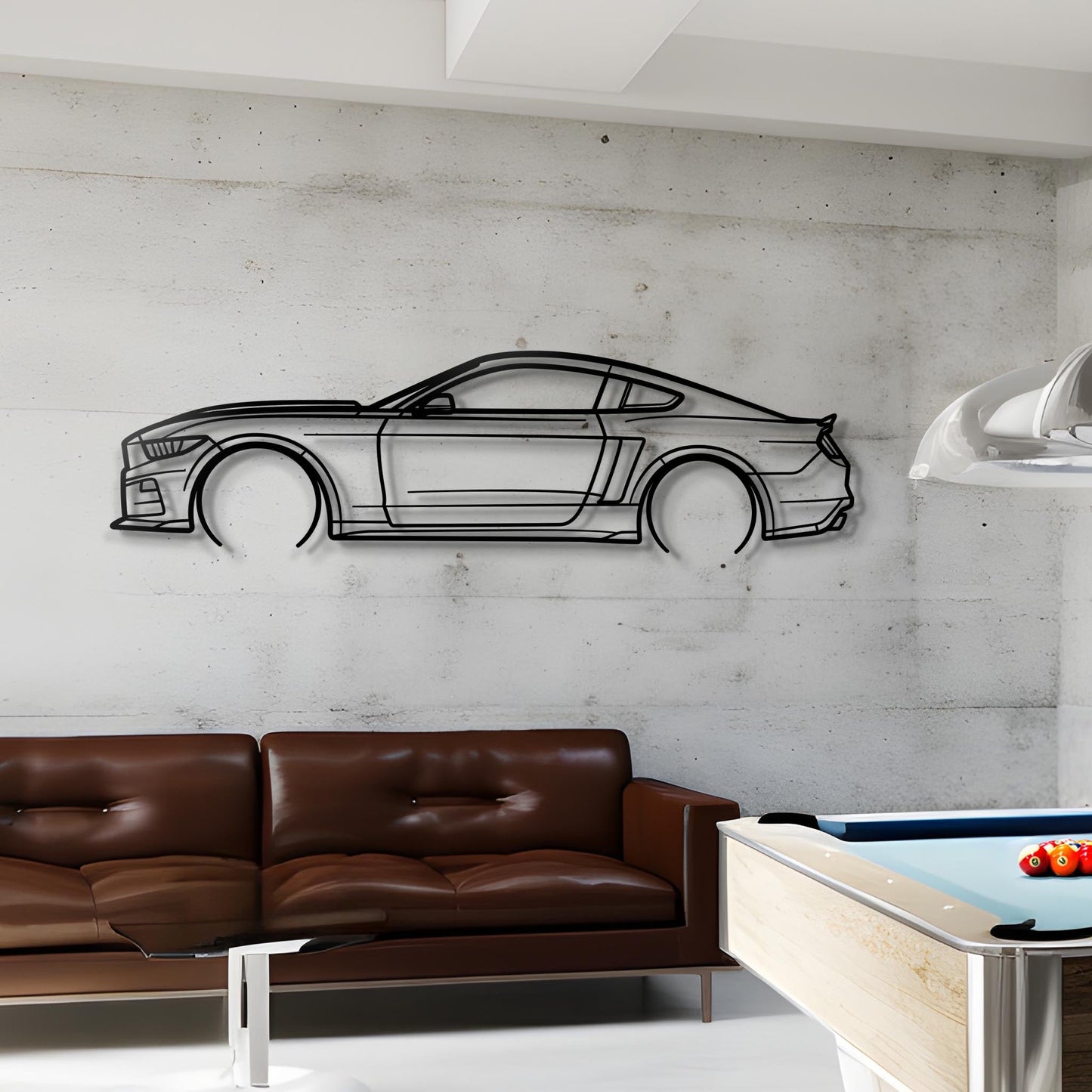 2015 Mustang Ecoboost Metal Silhouette
