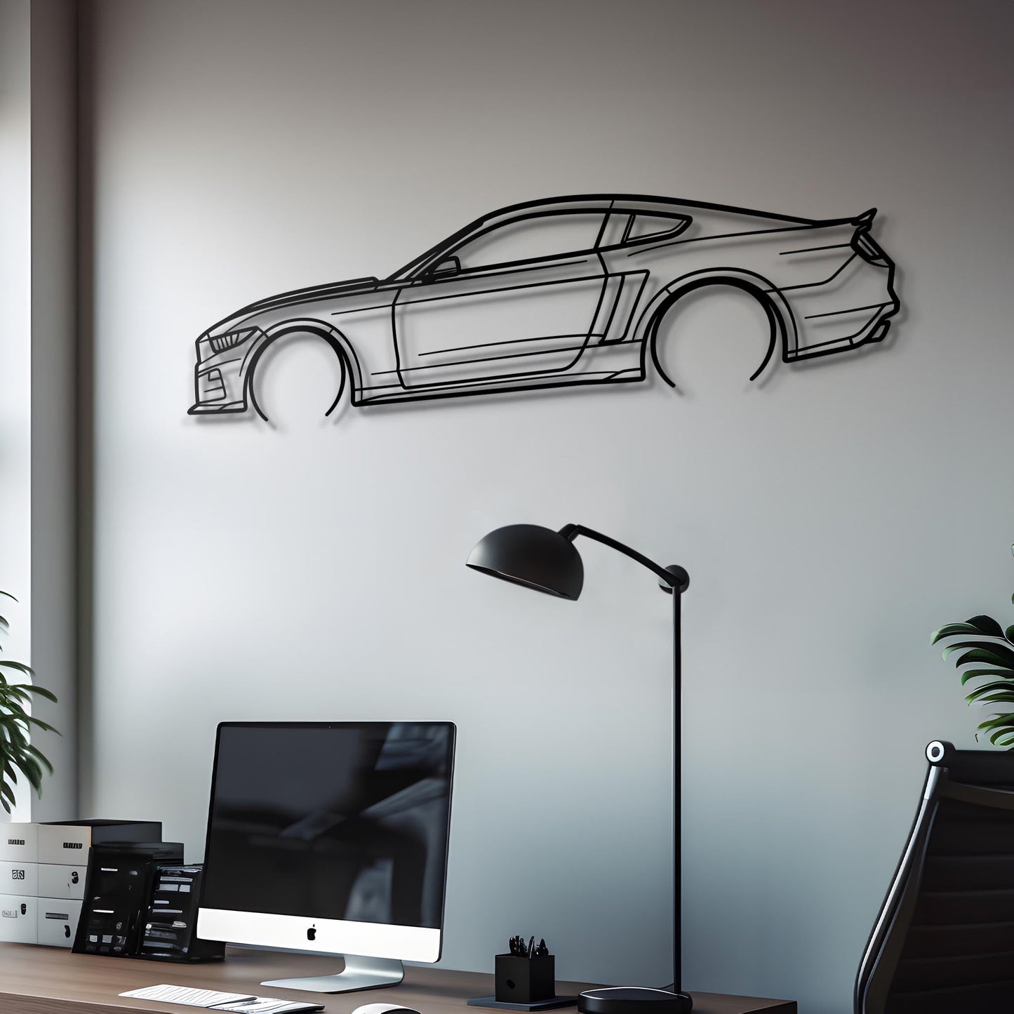 2015 Mustang Ecoboost Metal Silhouette