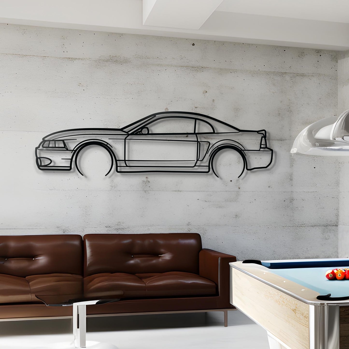 2003 Mustang Cobra Metal Silhouette