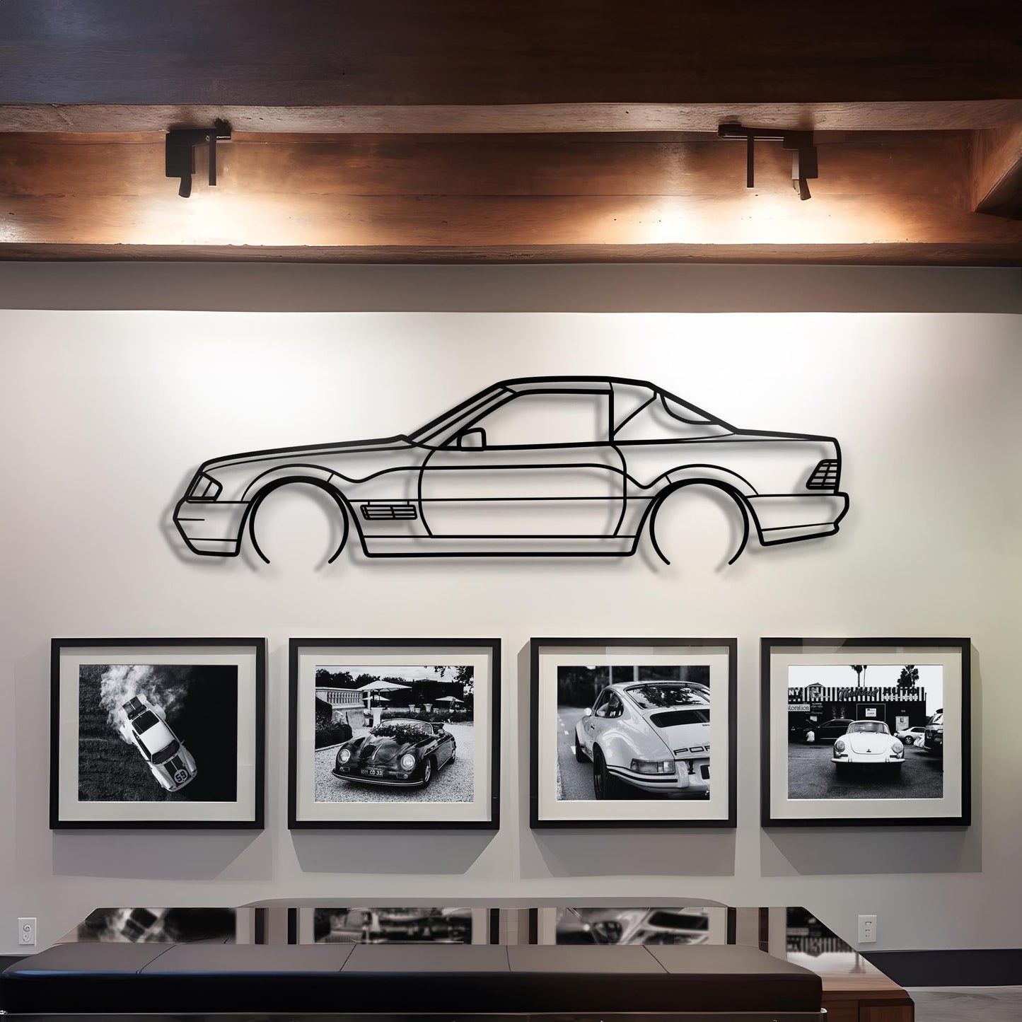 1995 SL500 Metal Silhouette