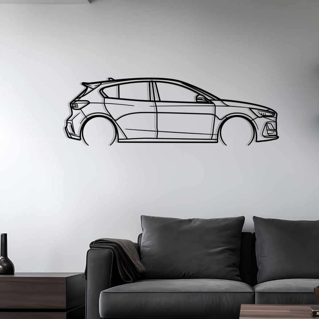 2023 Focus ST Metal Silhouette