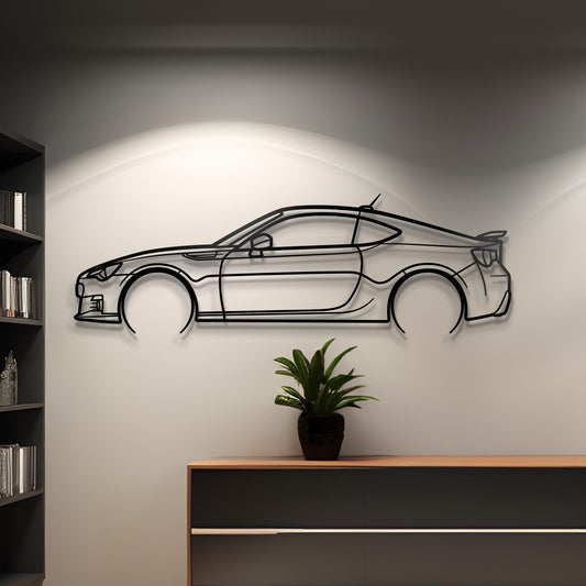 2013 Subaru BRZ Metal Silhouette