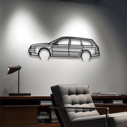 1999 Audi A6 Avant Metal Silhouette