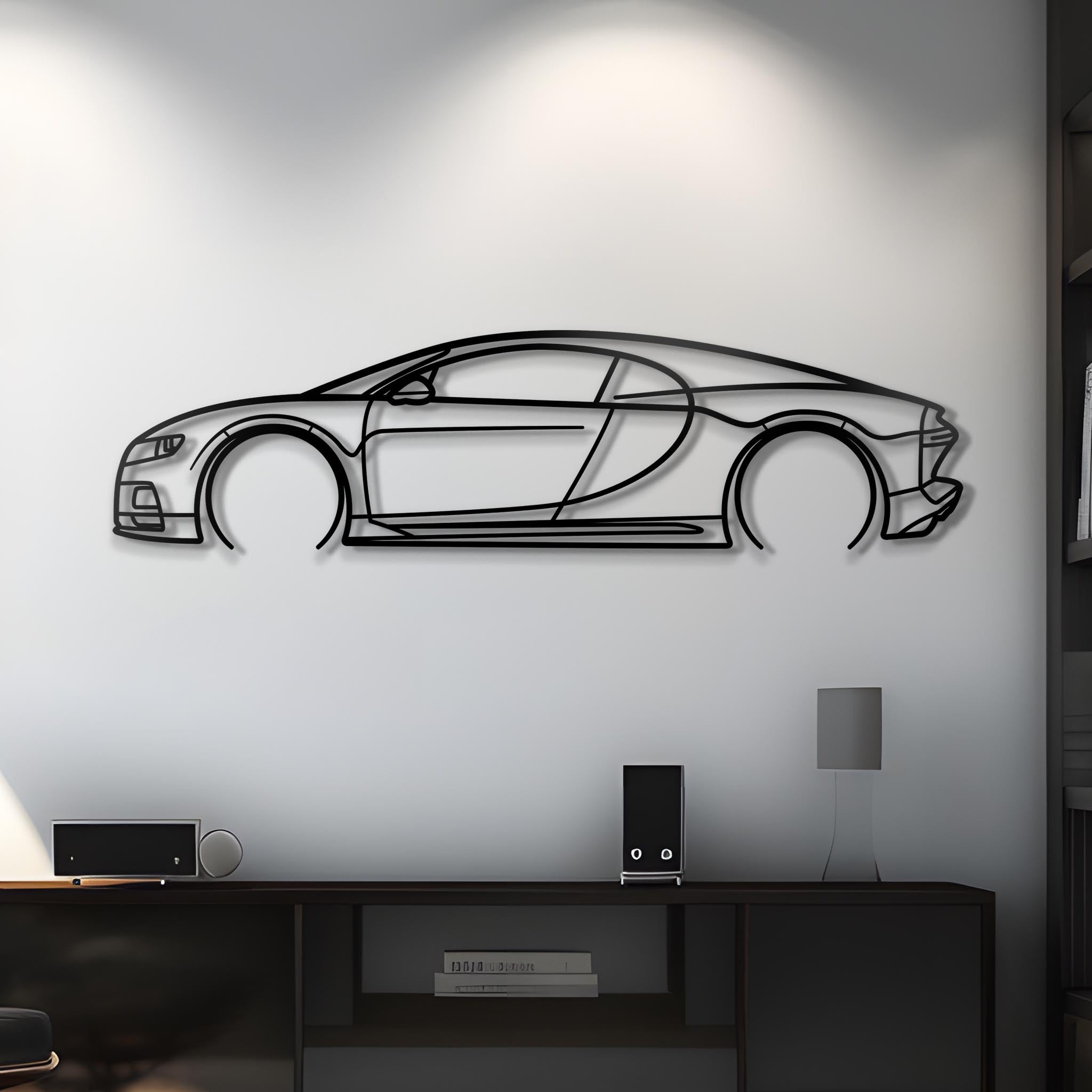 2022 Bugatti Chiron Metal Silhouette – Steelshape