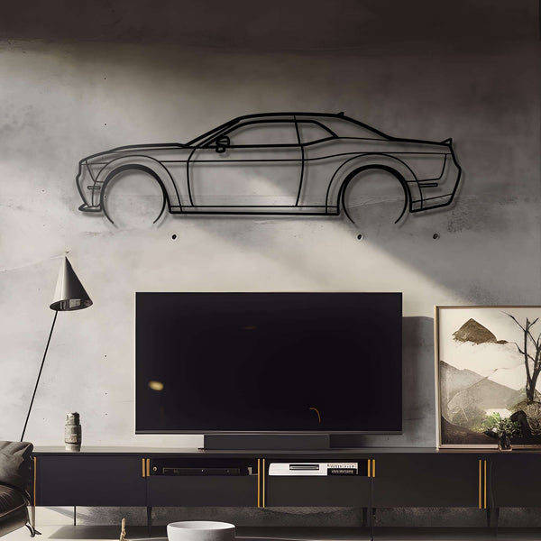 2021 Challenger Scat Pack Metal Silhouette
