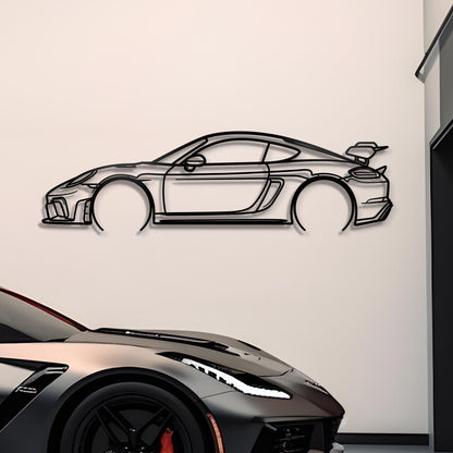 2023 Porsche 718 GT4 RS Metal Silhouette