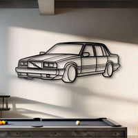 1988 744 Diagonal Metal Silhouette