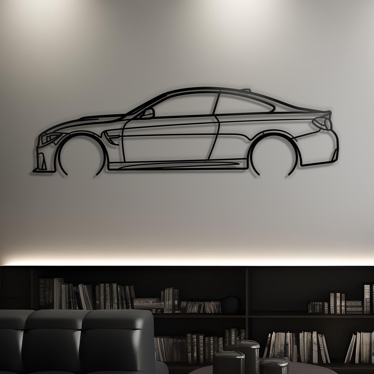 2016 BMW M4 Metal Silhouette