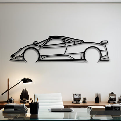 2009 Pagani Zonda Cinque Metal Silhouette