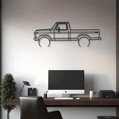 1978 Ford F-100 Metal Silhouette