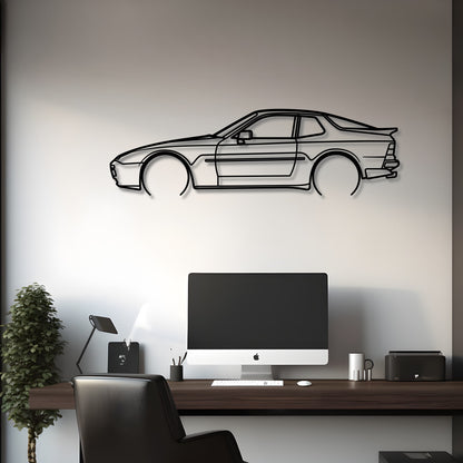 1988 Porsche 944 Turbo Metal Silhouette