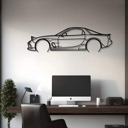 1993 Mazda FD RX-7 Metal Silhouette