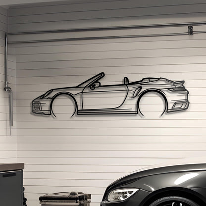 2023 Porsche 911 Turbo S Metal Silhouette