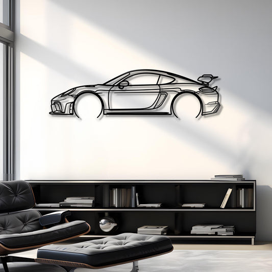 2023 Porsche 718 GT4 RS Metal Silhouette