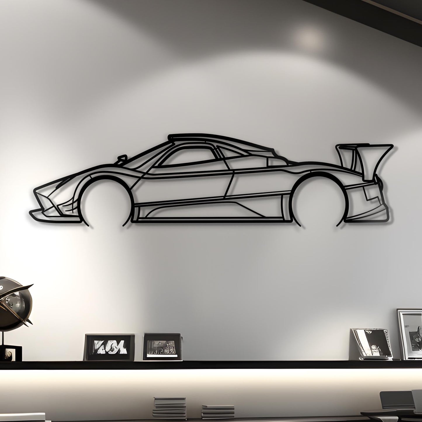 2011 Pagani Zonda R Metal Silhouette