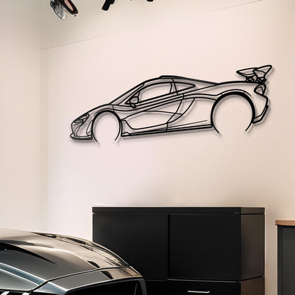 2015 McLaren P1 Metal Silhouette