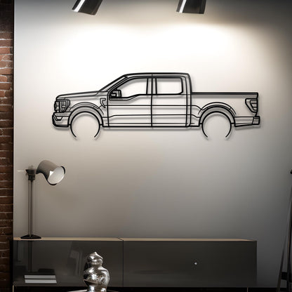 2023 Ford F-150 Metal Silhouette