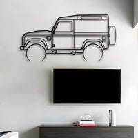 1990 Defender Metal Silhouette
