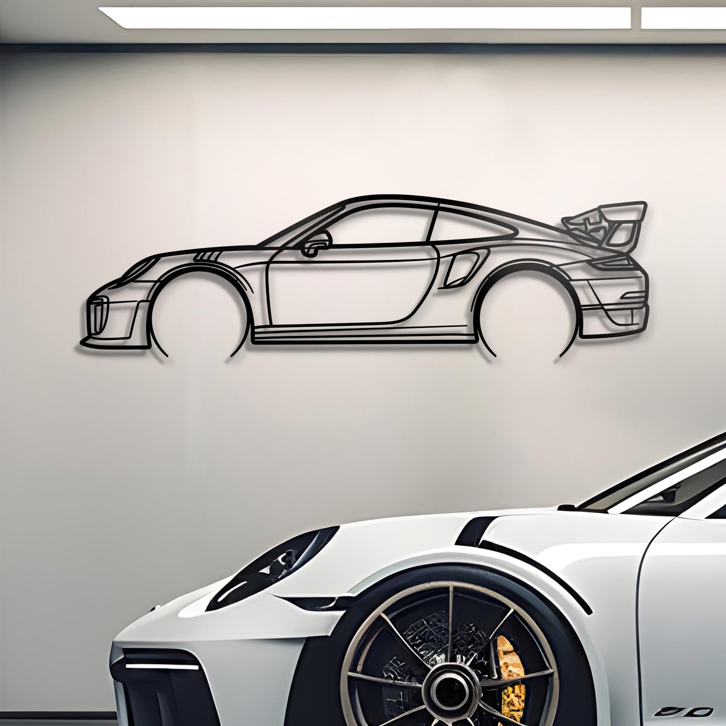 2018 Porsche 911 (991) GT2 RS Metal Silhouette