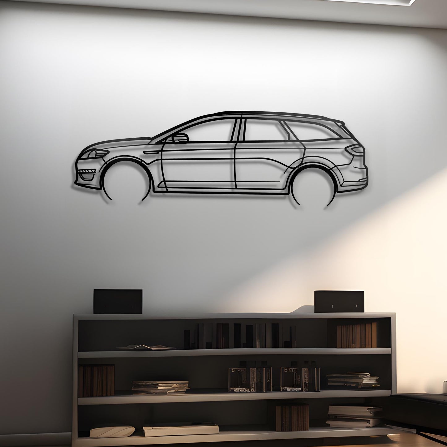 2013 Ford Mondeo Turnier Metal Silhouette