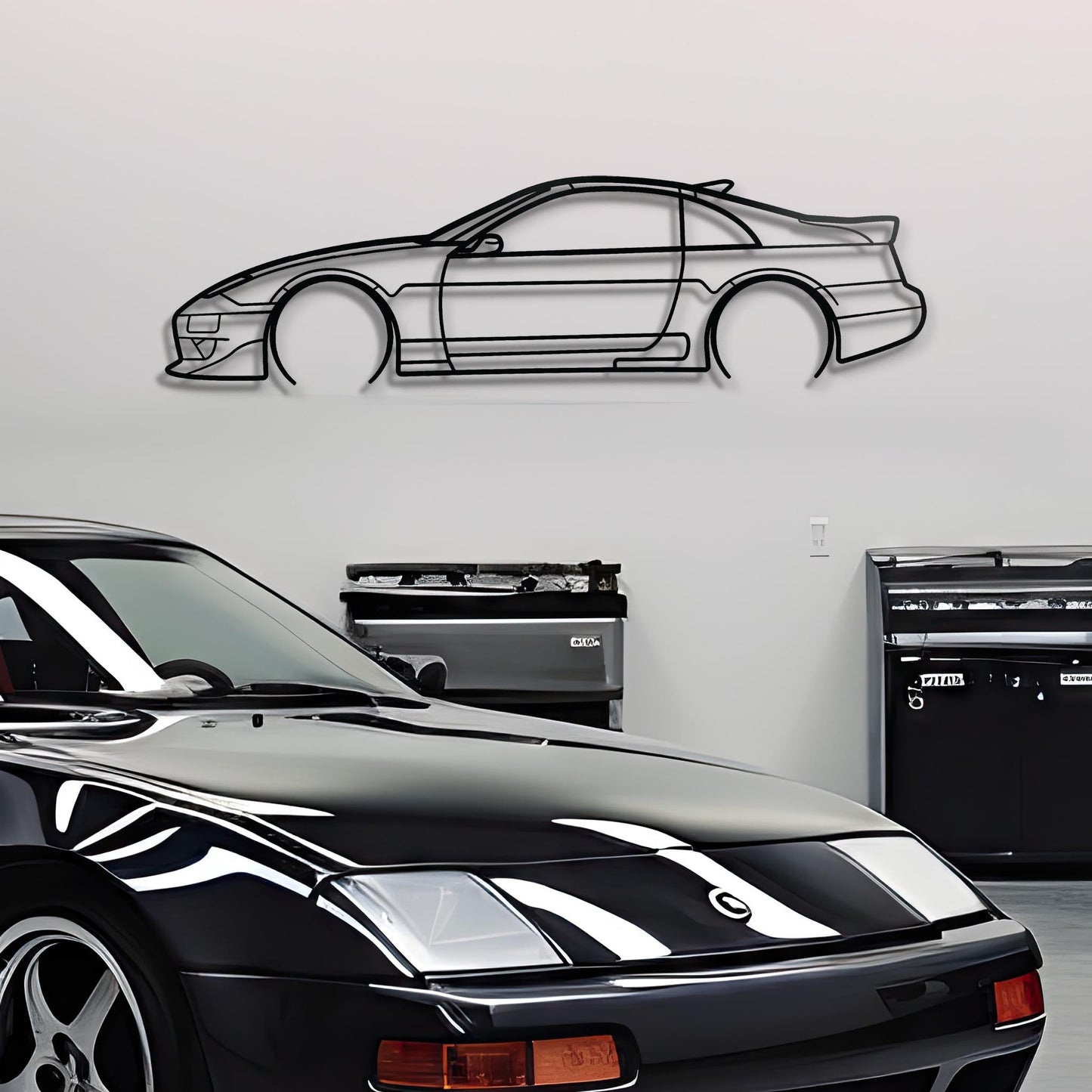 2000 Nissan 300ZX Z32 Metal Silhouette