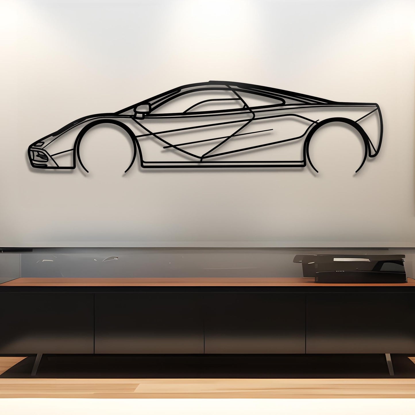 1993 McLaren F1 Metal Silhouette