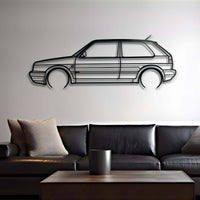 1987 Golf GTI Mk2 Metal Silhouette