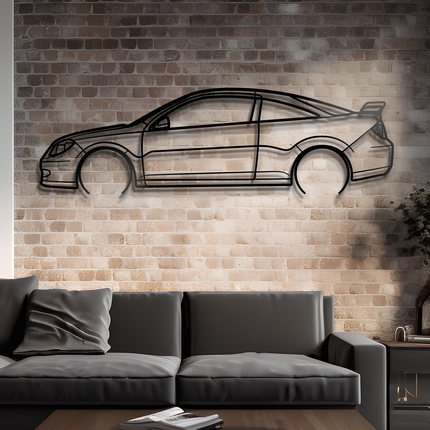 2009 Chevrolet Cobalt SS Metal Silhouette