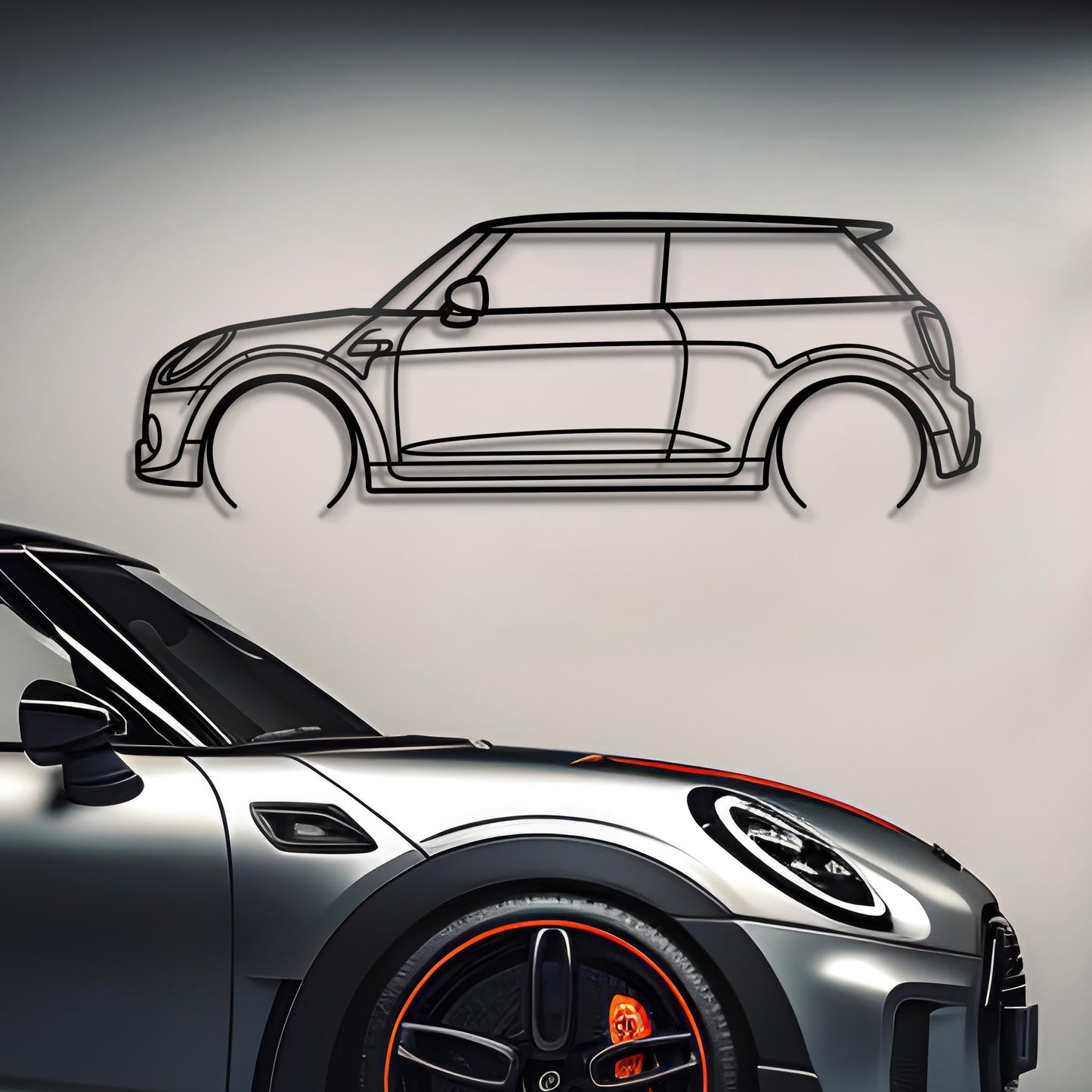 2019 Mini Cooper John Cooper Works Metal Silhouette