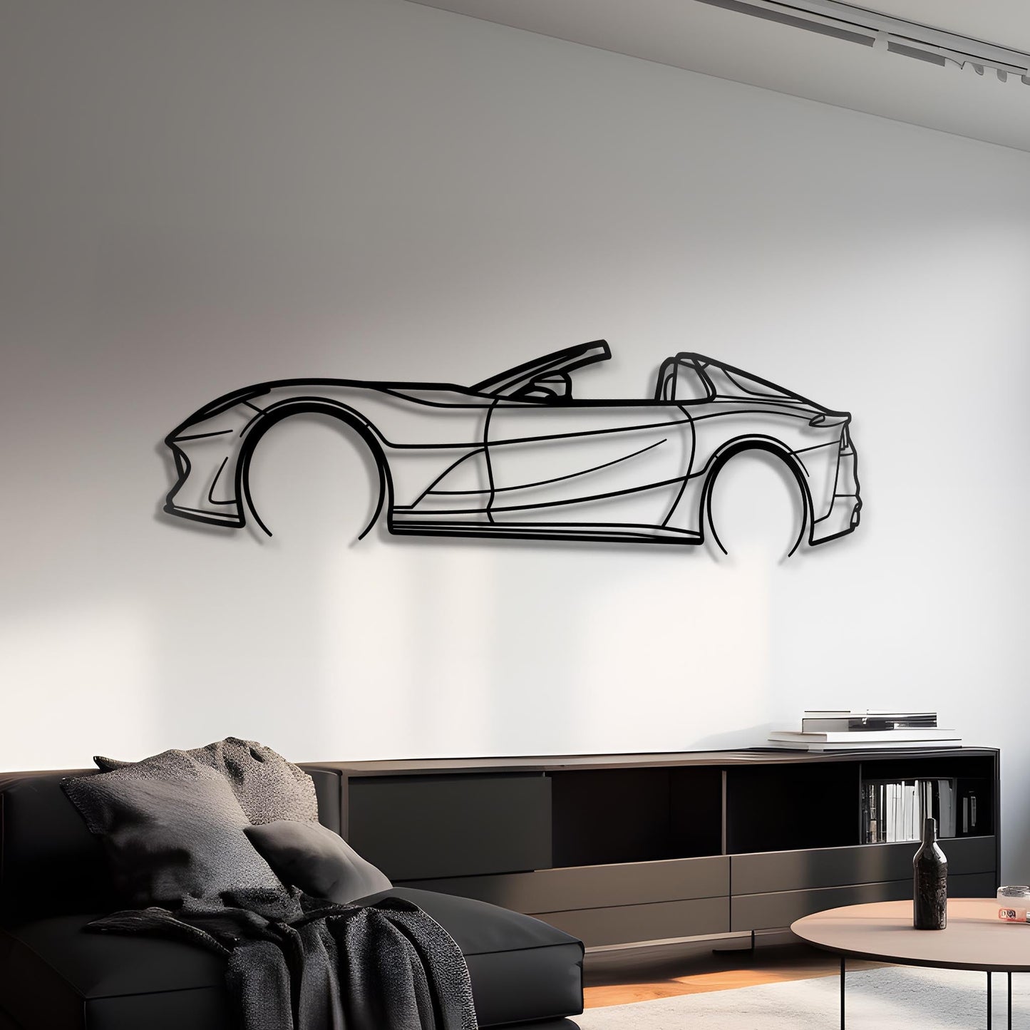 2022 Ferrari 812 GTS Metal Silhouette